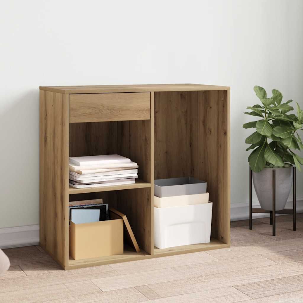 vidaXL Cosmetic Cabinet Artisan Oak 80x40x75 cm Engineered Wood 1