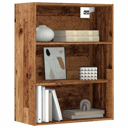 vidaXL Hanging Wall Cabinet Old Wood 69.5x32.5x90 cm 1