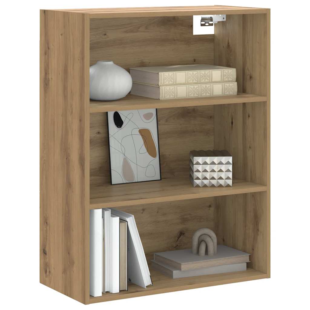 vidaXL Hanging Wall Cabinet Artisan Oak 69.5x32.5x90 cm 3