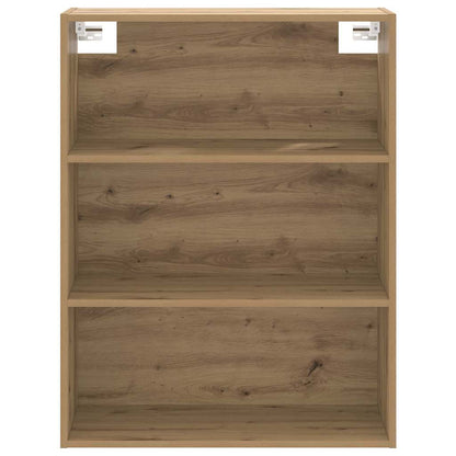 vidaXL Hanging Wall Cabinet Artisan Oak 69.5x32.5x90 cm 4
