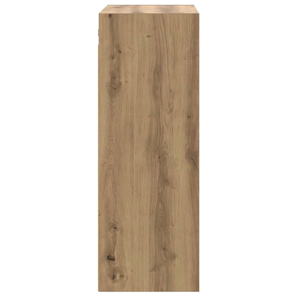 vidaXL Hanging Wall Cabinet Artisan Oak 69.5x32.5x90 cm 5