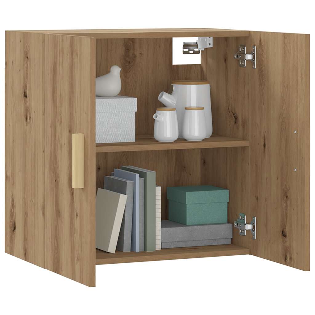 vidaXL Wall Cabinet Artisan Oak 60x31x60 cm Engineered Wood 3