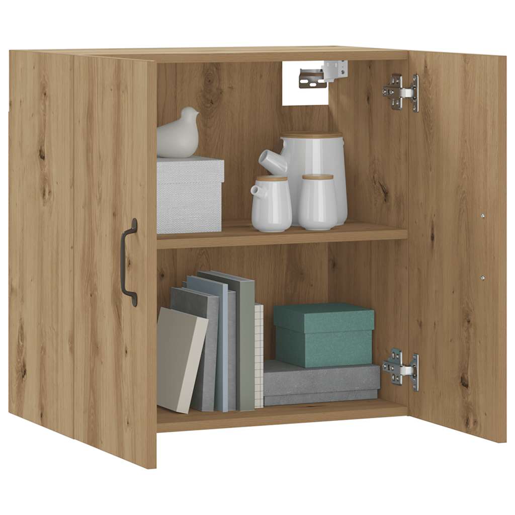 vidaXL Wall Cabinet Artisan Oak 60x31x60 cm Engineered Wood 3