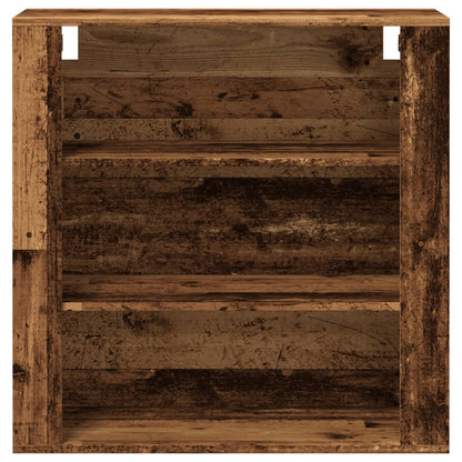 vidaXL Wall Cabinet Old Wood 80x33x80 cm Engineered Wood 4