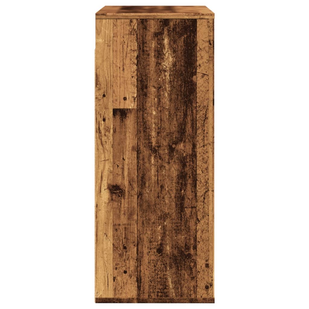vidaXL Wall Cabinet Old Wood 80x33x80 cm Engineered Wood 5