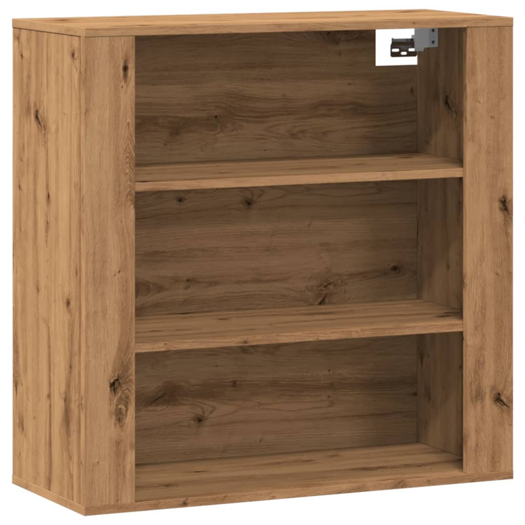 vidaXL Wall Cabinet Artisian Oak 80x33x80 cm Engineered Wood 2