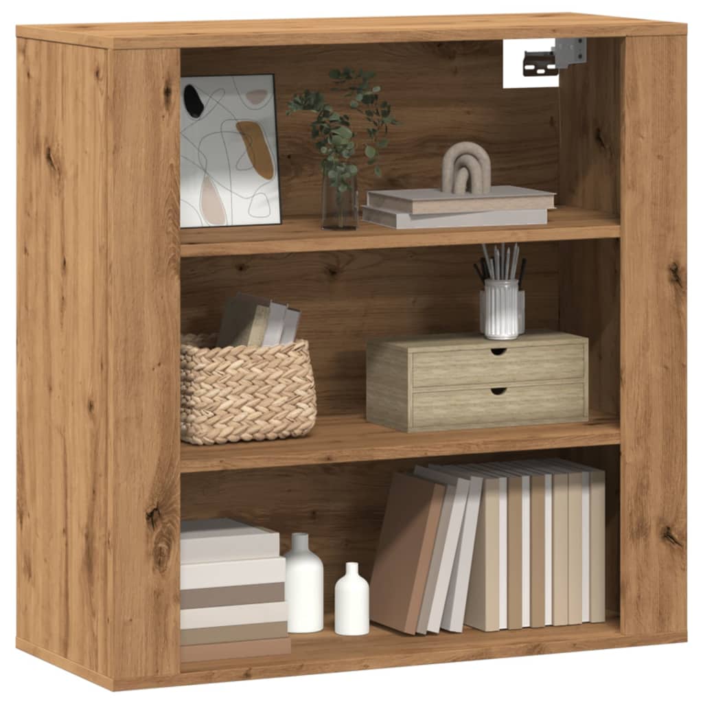 vidaXL Wall Cabinet Artisian Oak 80x33x80 cm Engineered Wood 3