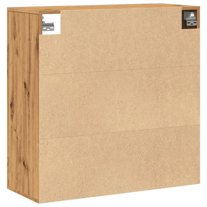 vidaXL Wall Cabinet Artisian Oak 80x33x80 cm Engineered Wood 6