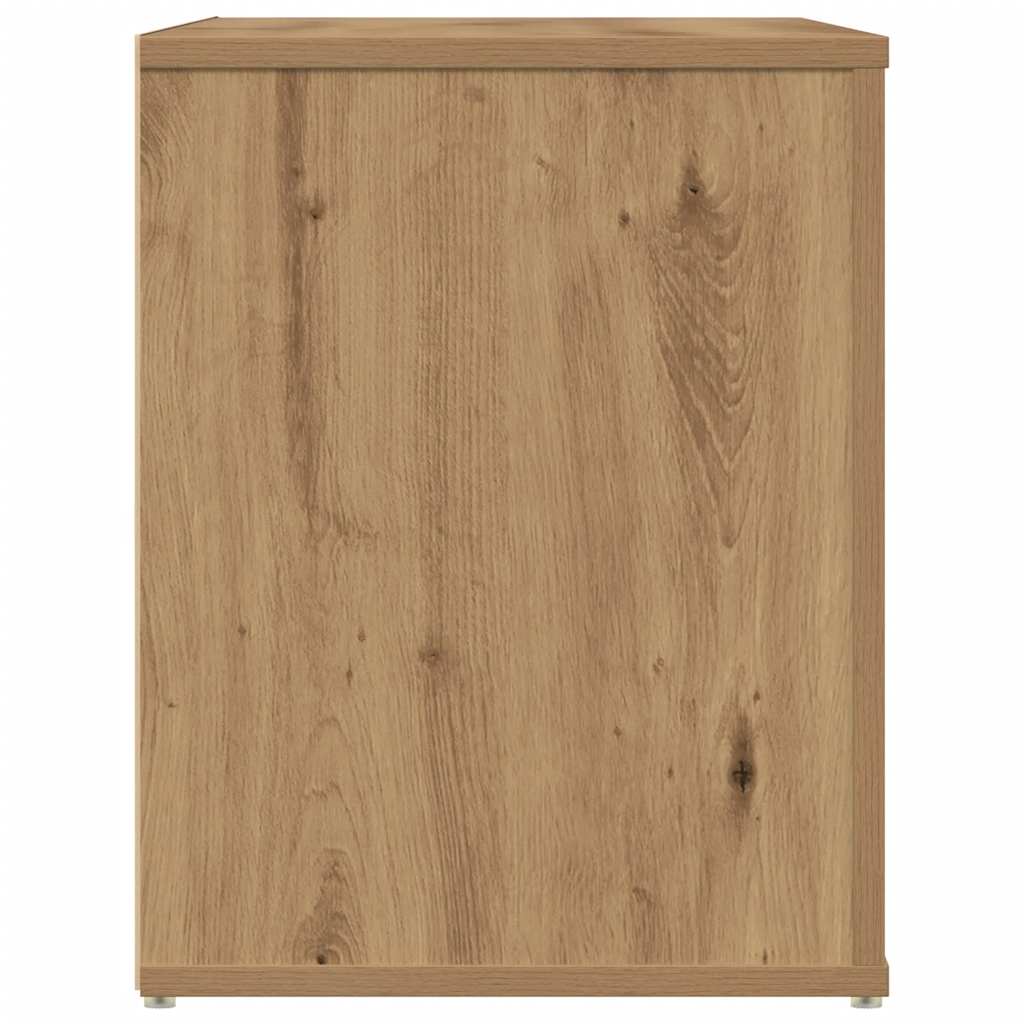 vidaXL Shoe Bench Artisan Oak 100x35x45 cm Engineered Wood 5