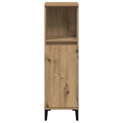 vidaXL Bathroom Cabinet Artisan Oak 30x30x100 cm Engineered Wood 5
