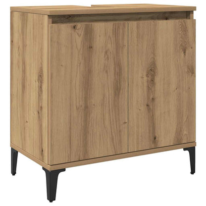 vidaXL Sink Cabinet Artisan Oak 58x33x60 cm Engineered Wood 2
