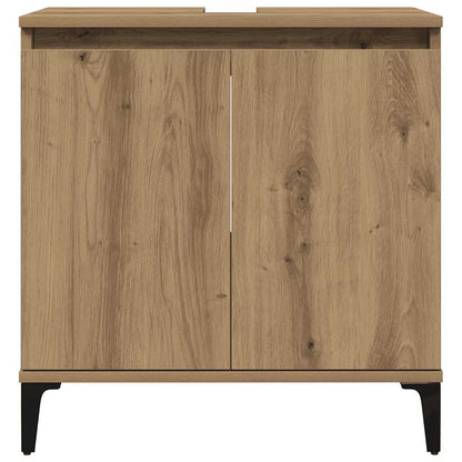 vidaXL Sink Cabinet Artisan Oak 58x33x60 cm Engineered Wood 5