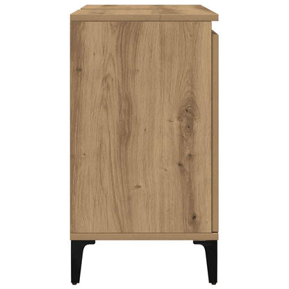 vidaXL Sink Cabinet Artisan Oak 58x33x60 cm Engineered Wood 6