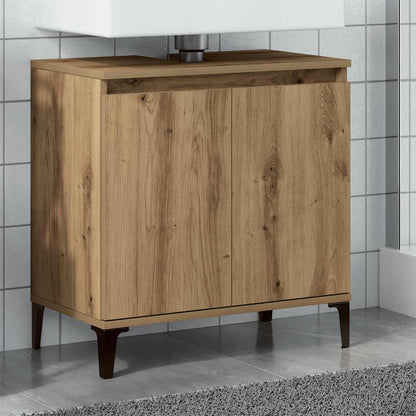 vidaXL Sink Cabinet Artisan Oak 58x33x60 cm Engineered Wood 1