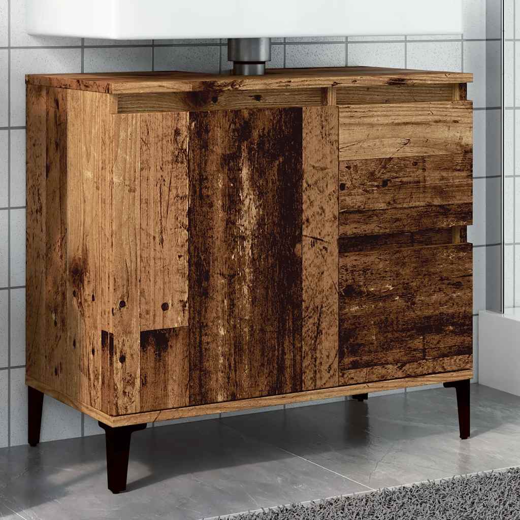 vidaXL Bathroom Cabinet 65x33x60 cm Engineered Wood