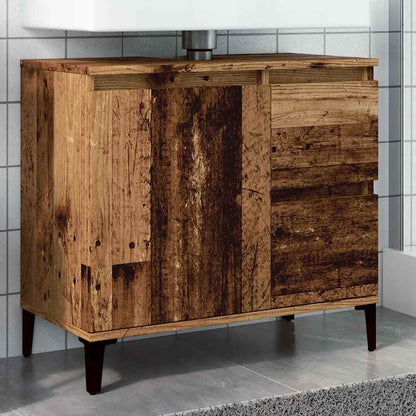 vidaXL Bathroom Cabinet 65x33x60 cm Engineered Wood