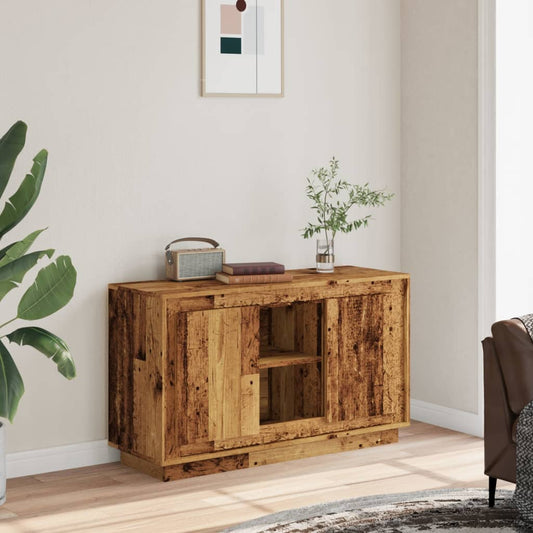 vidaXL Sideboard Old Wood 102x35x60 cm Engineered Wood 1
