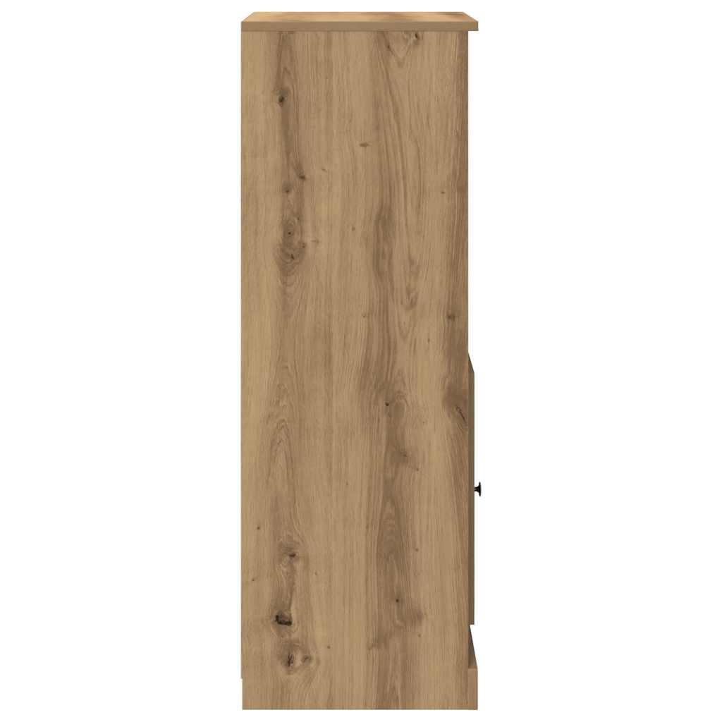 vidaXL Highboard Artisian Oak 36x35.5x103.5 cm Engineered Wood 6
