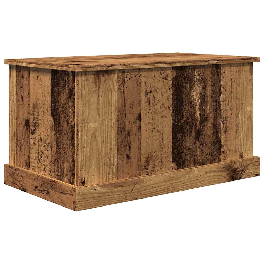 vidaXL Storage Box Old Wood 70x40x38 cm Engineered Wood 2