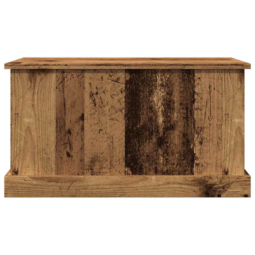 vidaXL Storage Box Old Wood 70x40x38 cm Engineered Wood 5