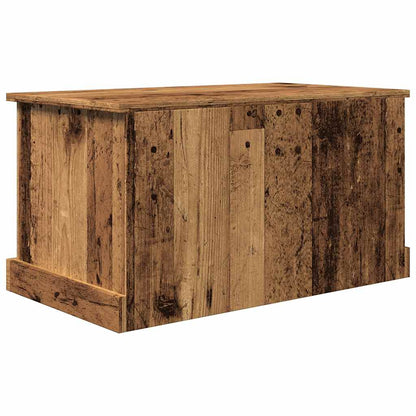 vidaXL Storage Box Old Wood 70x40x38 cm Engineered Wood 6