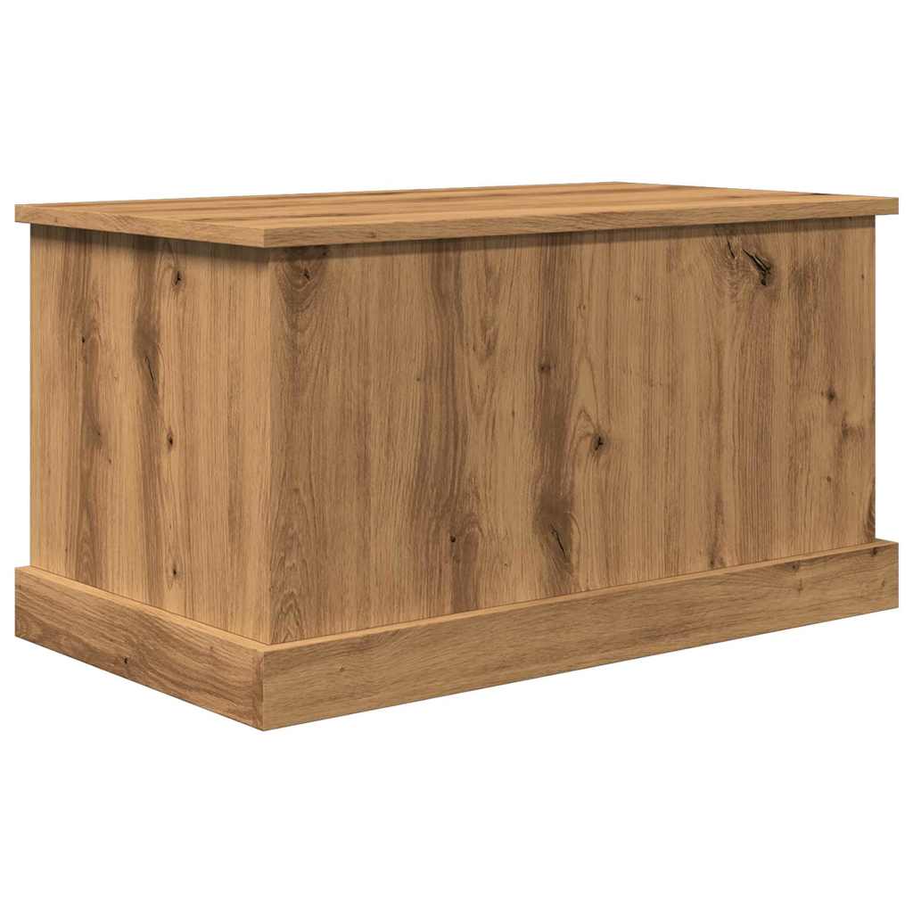 vidaXL Storage Box Artisan Oak 70x40x38 cm Engineered Wood 2