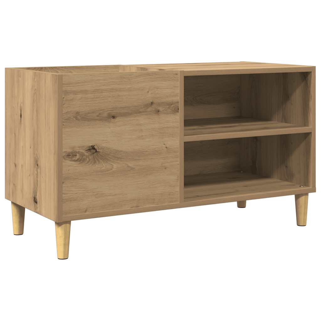 vidaXL Record Cabinet Artisan Oak 84.5x38x48 cm Engineered Wood 2