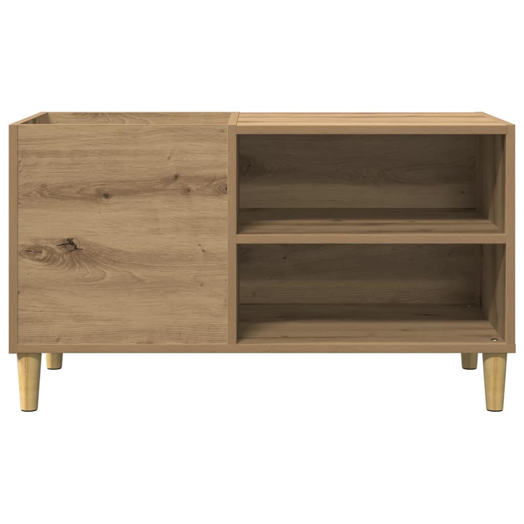 vidaXL Record Cabinet Artisan Oak 84.5x38x48 cm Engineered Wood 4