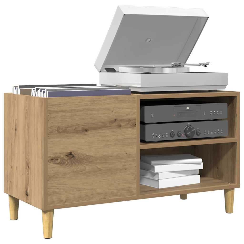 vidaXL Record Cabinet Artisan Oak 84.5x38x48 cm Engineered Wood 1