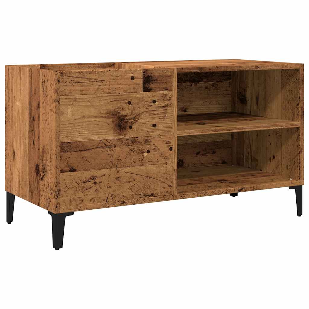 vidaXL Record Cabinet Old Wood 84,5x38x48 cm Engineered Wood 2