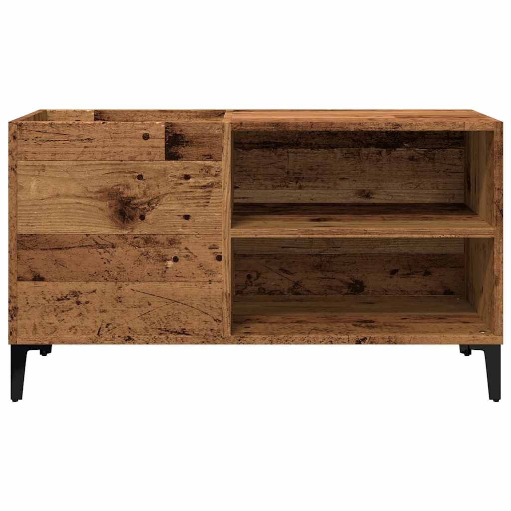 vidaXL Record Cabinet Old Wood 84,5x38x48 cm Engineered Wood 4