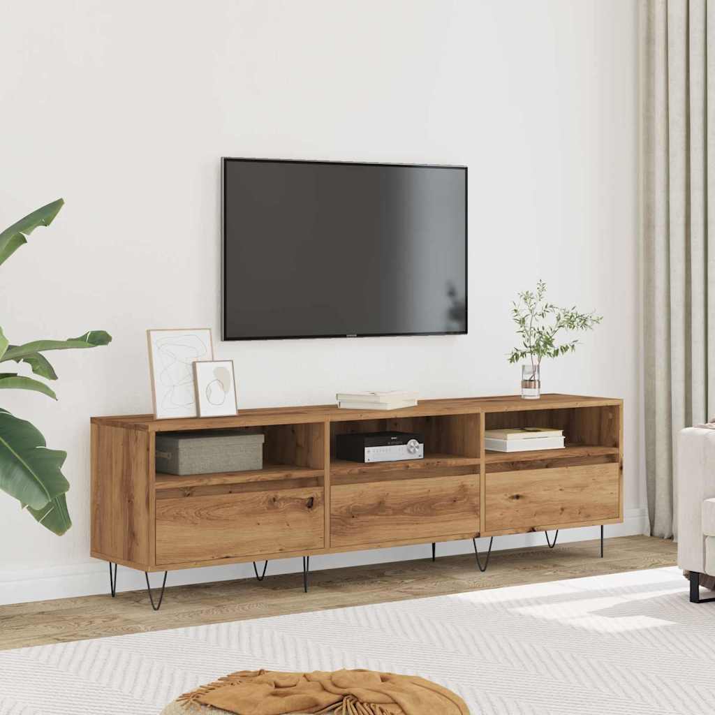 TV Cabinet 150x30x44,5 cm Engineered Wood Artisan oak