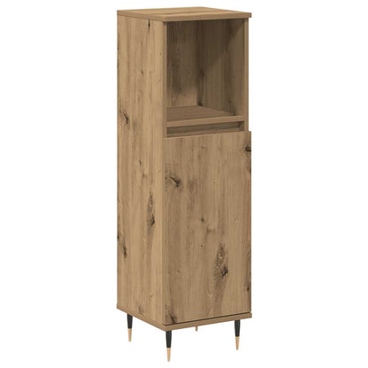 vidaXL Bathroom Cabinet Artisan Oak 30x30x100 cm Engineered Wood 2