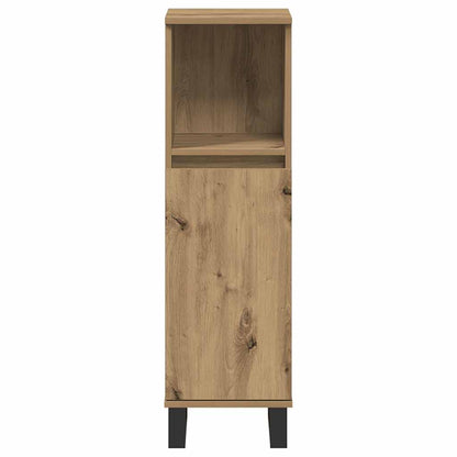vidaXL Bathroom Cabinet Artisan Oak 30x30x100 cm Engineered Wood 4