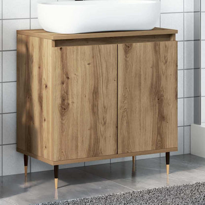 vidaXL Bathroom Cabinet Artisan Oak 58x33x60 cm Engineered Wood 1