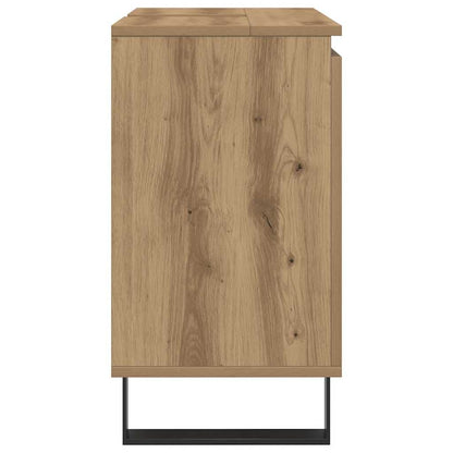 vidaXL Bathroom Cabinet Artisan Oak 58x33x60 cm Engineered Wood 5