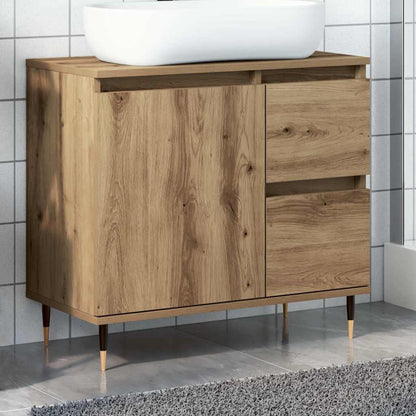 vidaXL Bathroom Cabinet 65x33x60 cm Engineered Wood