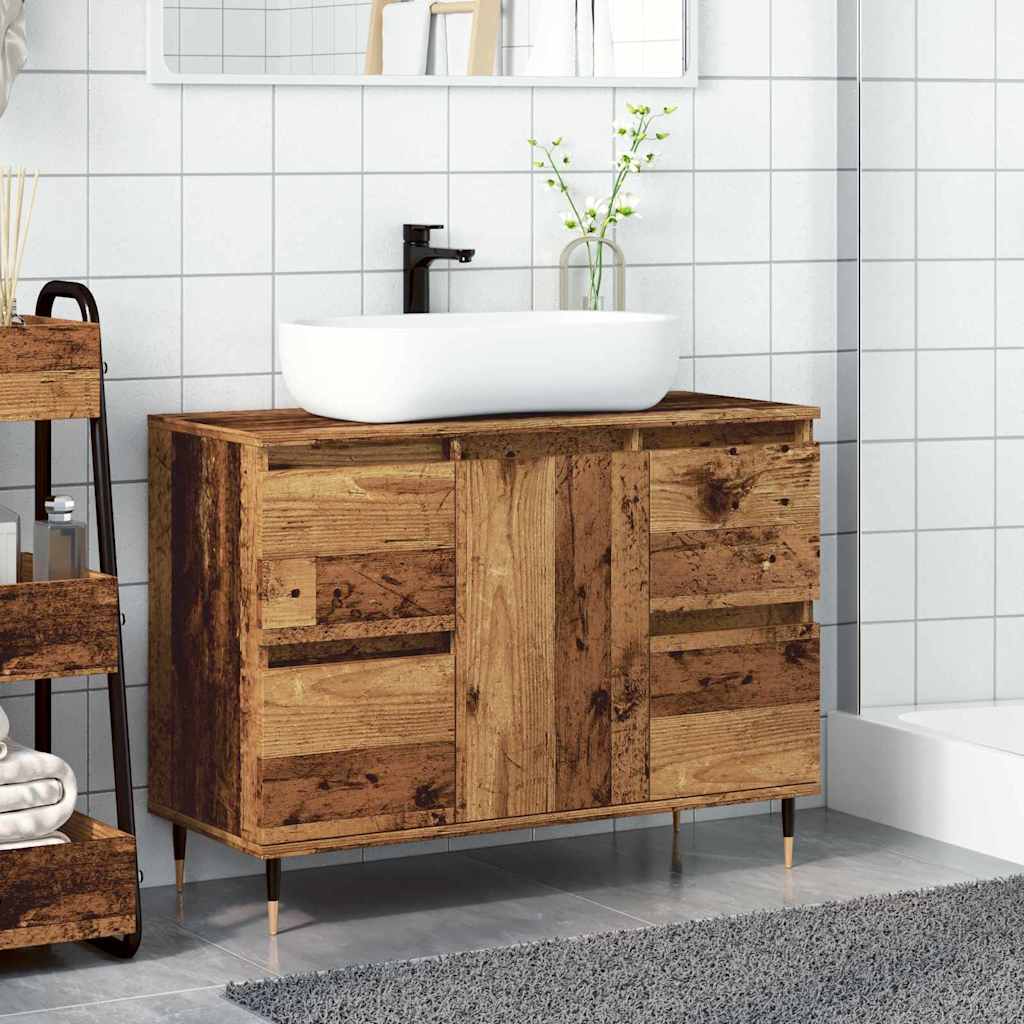 vidaXL Bathroom Cabinet 80x33x60 cm Engineered Wood