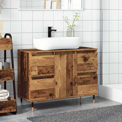 vidaXL Bathroom Cabinet 80x33x60 cm Engineered Wood