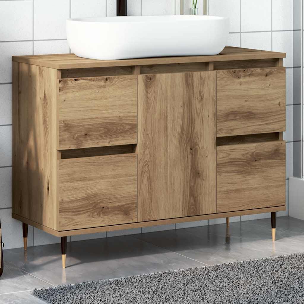 vidaXL Bathroom Cabinet 80x33x60 cm Engineered Wood