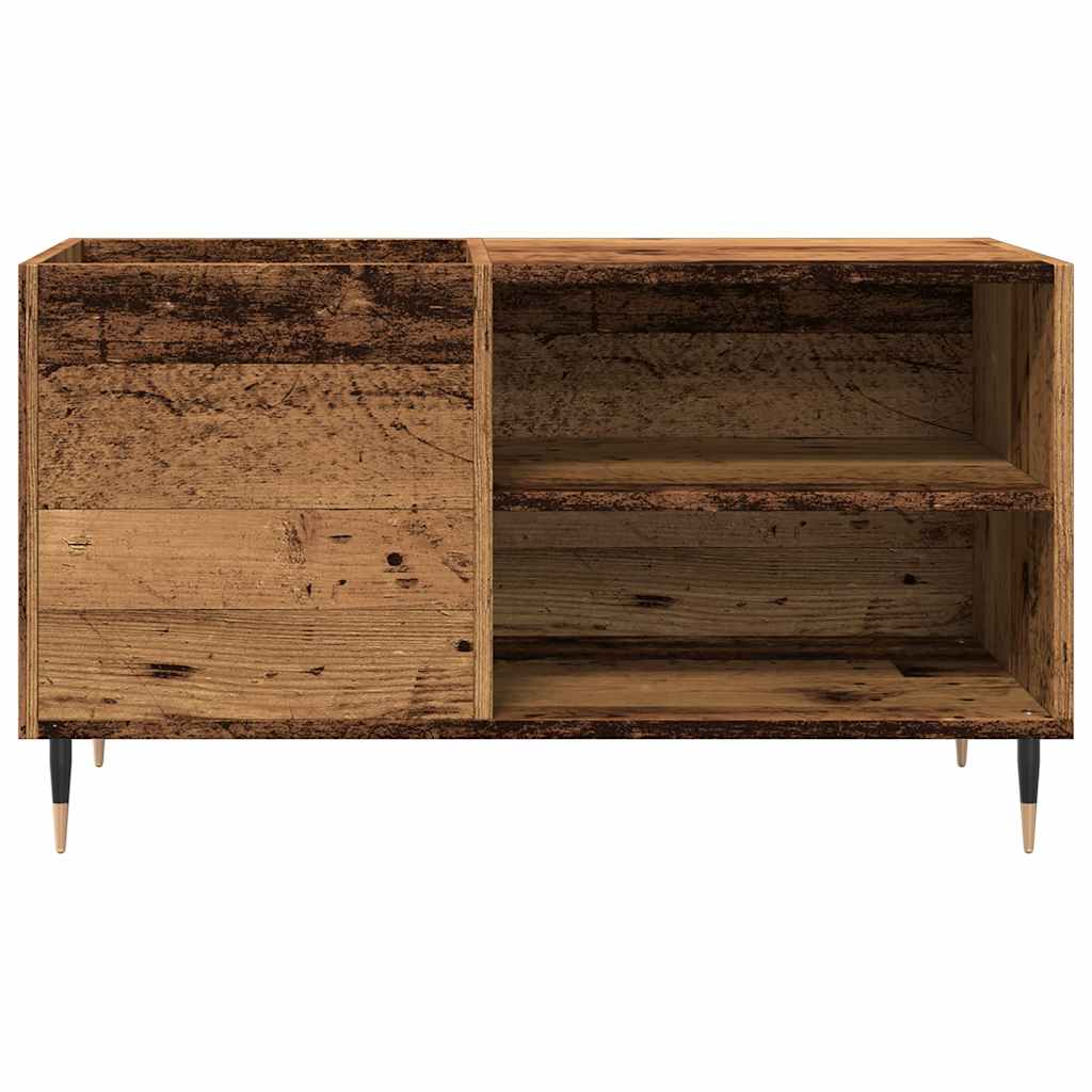 vidaXL Record Cabinet Old Wood 84.5x38x48 cm Engineered Wood 4