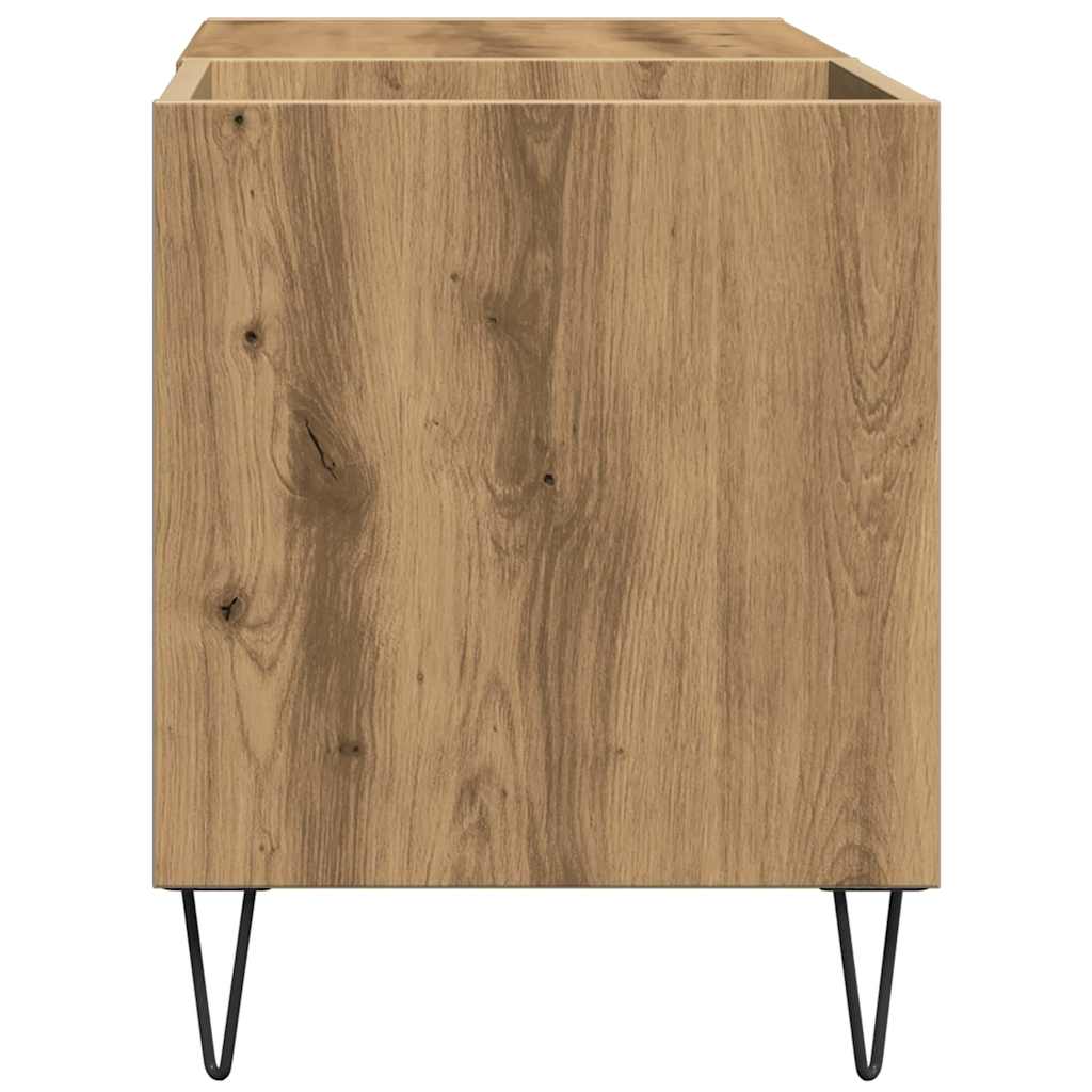 vidaXL Record Cabinet Artisan Oak 84.5x38x48 cm Engineered Wood 5