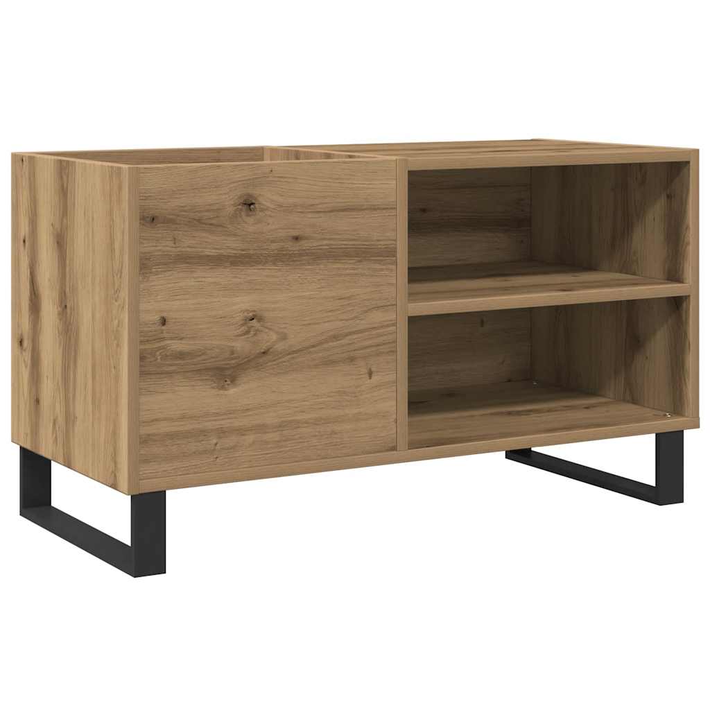vidaXL Record Cabinet Artisan Oak 84.5x38x48 cm Engineered Wood 2