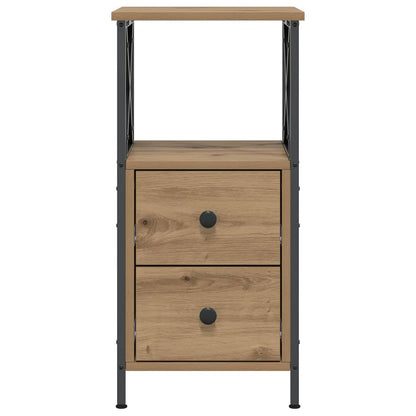 vidaXL Bedside Cabinet Artisan Oak 34x35,5x70 cm Engineered Wood 4