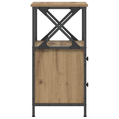 vidaXL Bedside Cabinet Artisan Oak 34x35,5x70 cm Engineered Wood 6