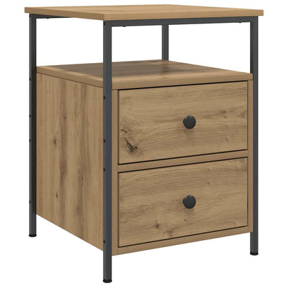 vidaXL Bedside Cabinet Artisan Oak 44x45x60 cm Engineered Wood 2