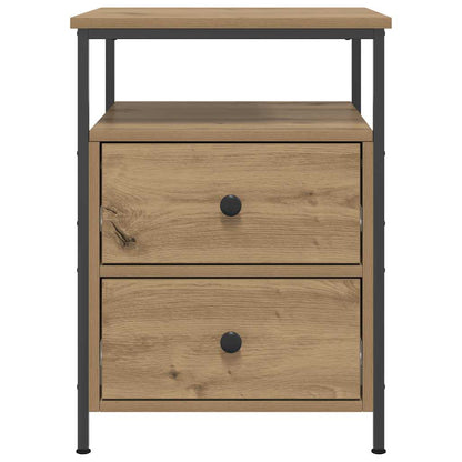 vidaXL Bedside Cabinet Artisan Oak 44x45x60 cm Engineered Wood 4