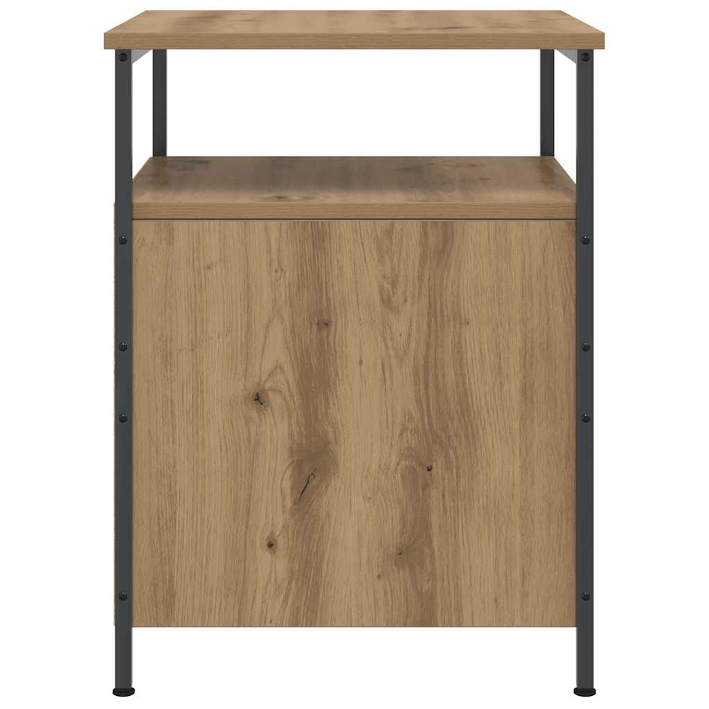 vidaXL Bedside Cabinet Artisan Oak 44x45x60 cm Engineered Wood 6