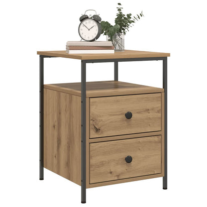 vidaXL Bedside Cabinet Artisan Oak 44x45x60 cm Engineered Wood 1