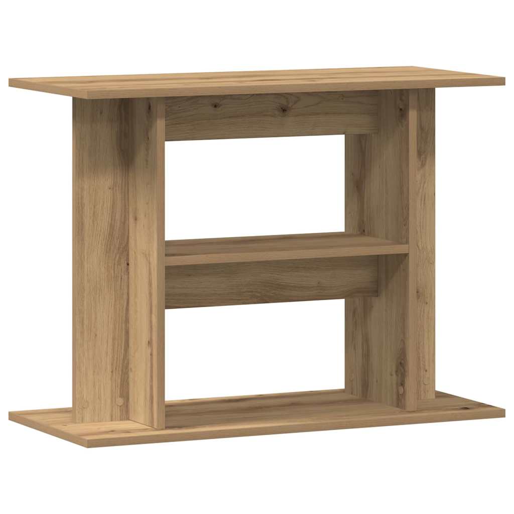 vidaXL Aquarium Stand Artisan Oak 80x35x60 cm Engineered Wood 2